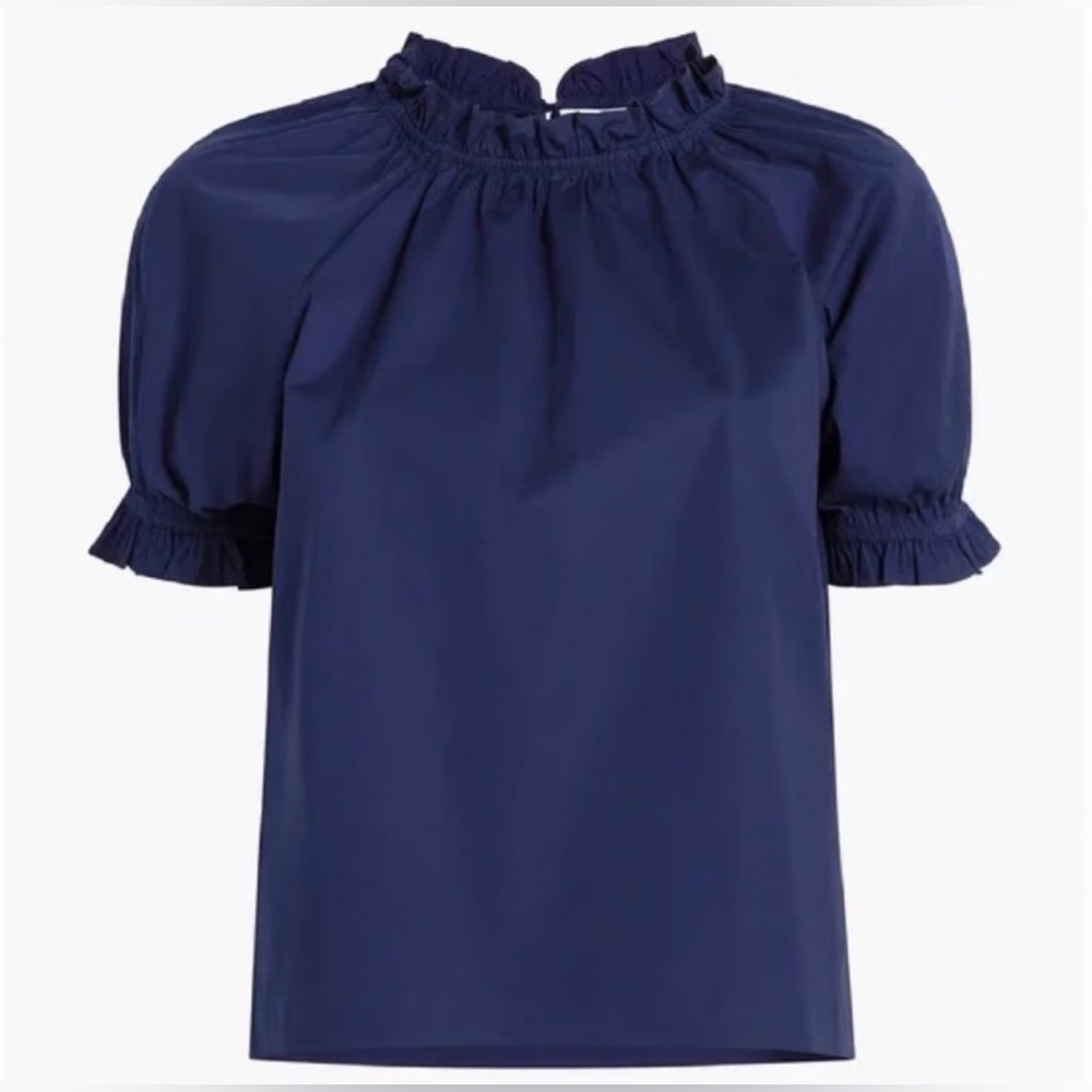 NWT Hill House The Kit Top In Navy, Size L